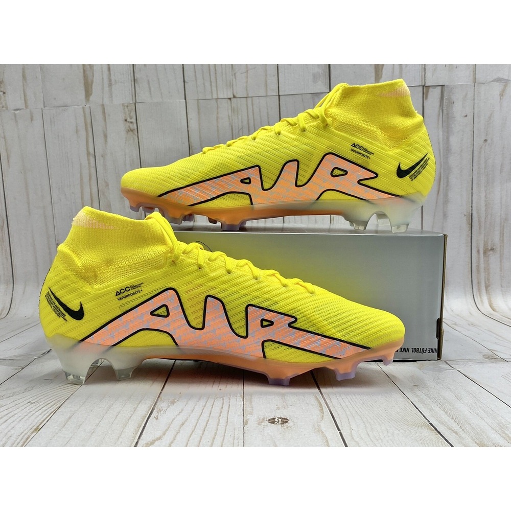 Nike Zoom Mercurial Superfly 9 Elite FG Lucent Pack Yellow Size 12.5 DJ4977 780‎